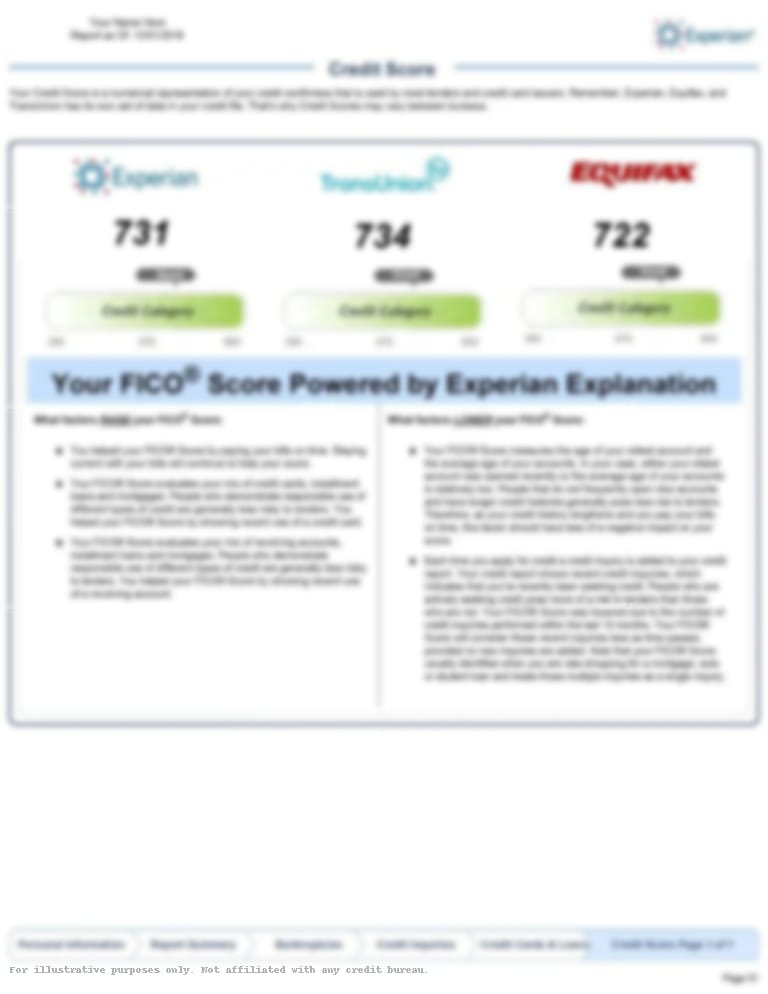 Credit Report Generator